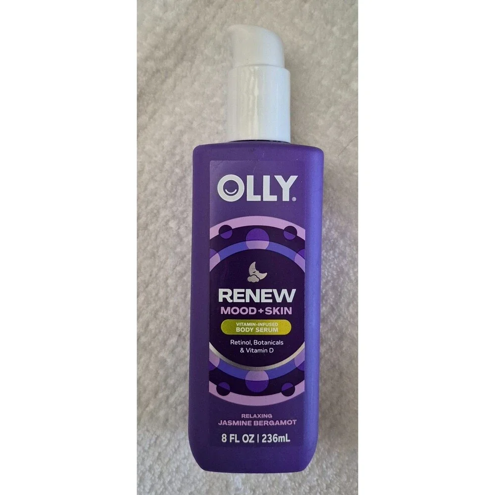 Olly RENEW Body Serum Mood + Skin Vitamin Infused Relaxing Bedtime 8 Fl Oz
